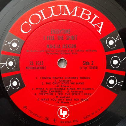 Mahalia Jackson : Everytime I Feel The Spirit (LP,Album,Mono)