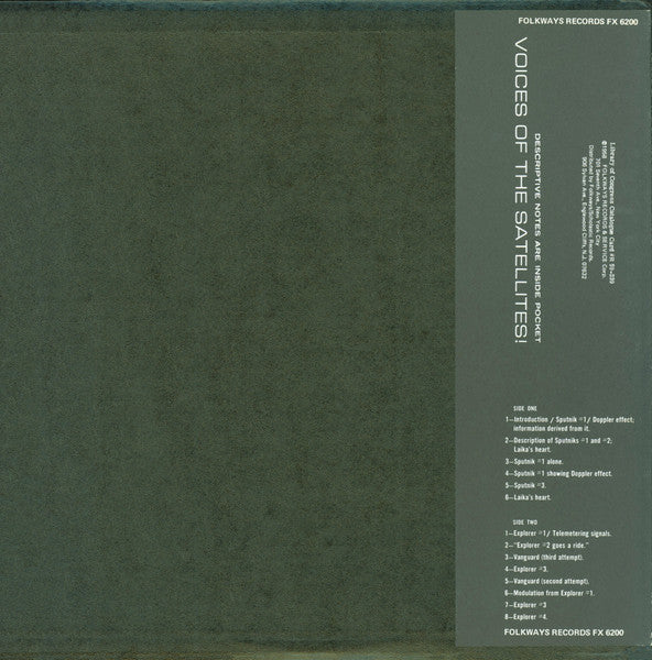 No Artist : Voices Of The Satellites (LP,Reissue)