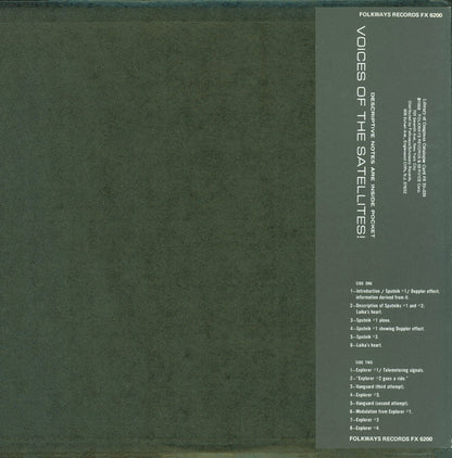 No Artist : Voices Of The Satellites (LP,Reissue)