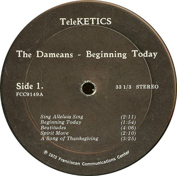 Dameans, The : Beginning Today (LP,Album)