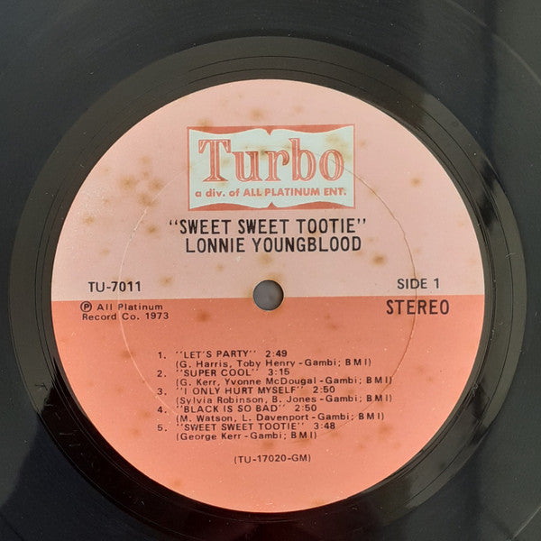 Lonnie Youngblood : Sweet Sweet Tootie (LP,Album)