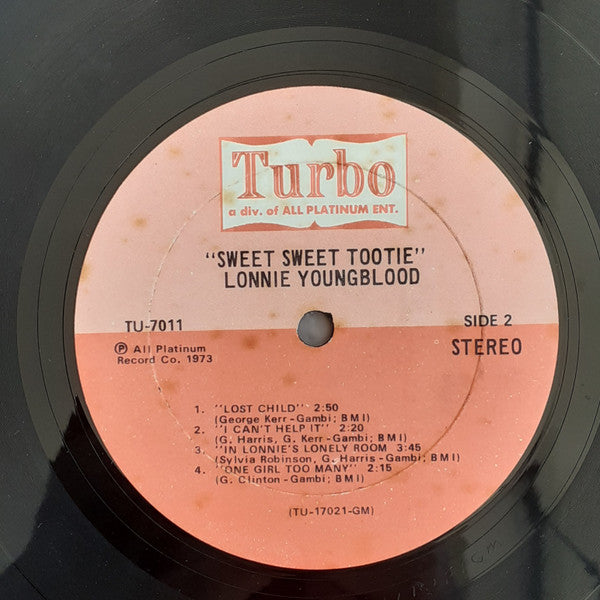 Lonnie Youngblood : Sweet Sweet Tootie (LP,Album)