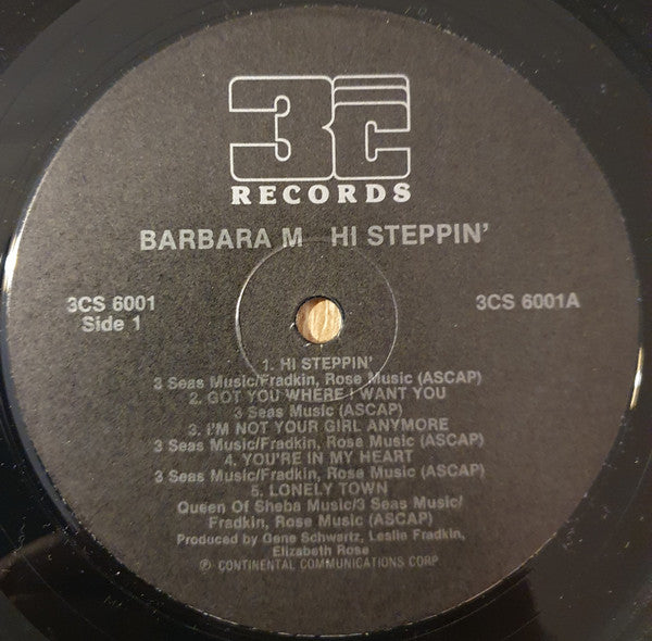 Barbara M : Hi Steppin' (LP,Album)
