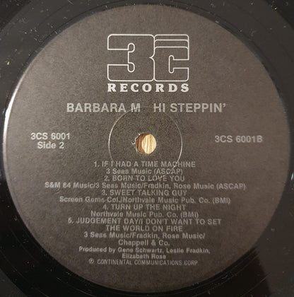 Barbara M : Hi Steppin' (LP,Album)