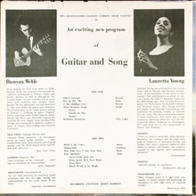 Lauretta Young & Bunyan Webb : Guitar & Song (LP,Stereo)