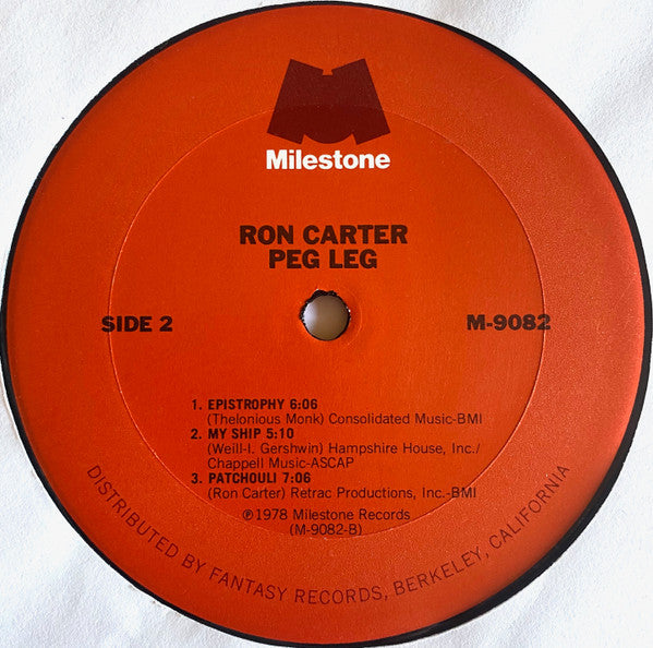 Ron Carter : Peg Leg (LP,Album,Stereo)