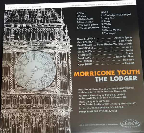 Morricone Youth : The Lodger: A Story Of The London Fog (LP,Album,Limited Edition)