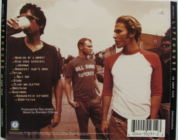 Lifehouse : No Name Face (HDCD,Album,Stereo)