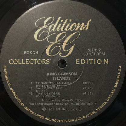 King Crimson : Islands (LP,Album,Reissue)