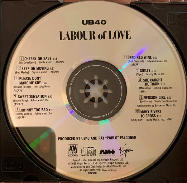 UB40 : Labour Of Love (Album,Club Edition)