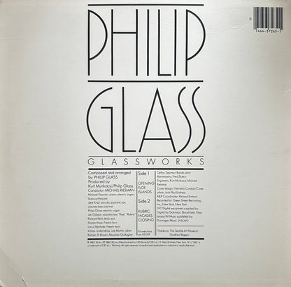 Philip Glass : Glassworks (LP,Album)