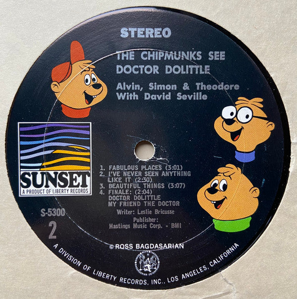 Chipmunks, The : The Chipmunks See Doctor Dolittle (LP,Album)