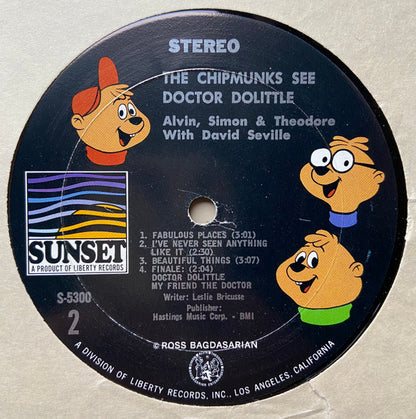 Chipmunks, The : The Chipmunks See Doctor Dolittle (LP,Album)