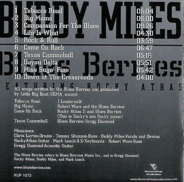 Buddy Miles Featuring Rocky Athas : Blues Berries (Album)