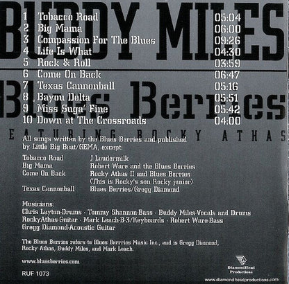 Buddy Miles Featuring Rocky Athas : Blues Berries (Album)