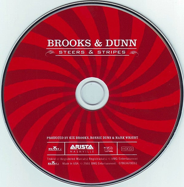 Brooks & Dunn : Steers & Stripes (HDCD,Album)