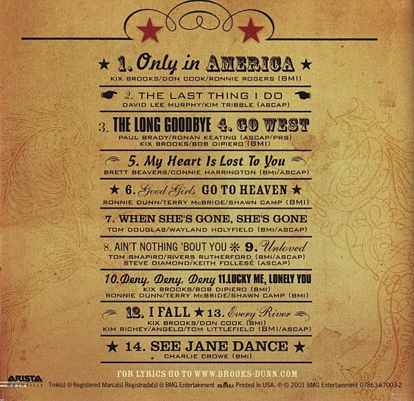 Brooks & Dunn : Steers & Stripes (HDCD,Album)