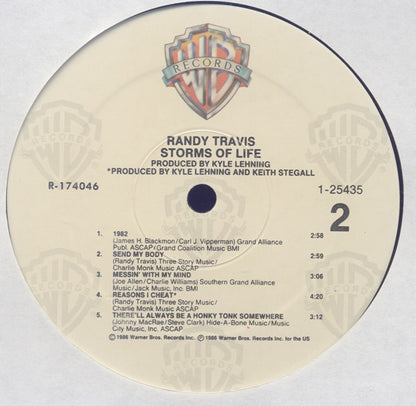 Randy Travis : Storms Of Life (LP,Album,Club Edition)
