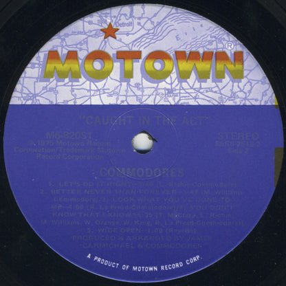 Commodores : Caught In The Act (LP,Album)