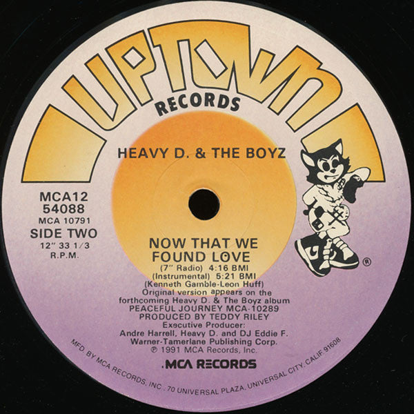 Heavy D. & The Boyz : Now That We Found Love (12",Single,33 ⅓ RPM)