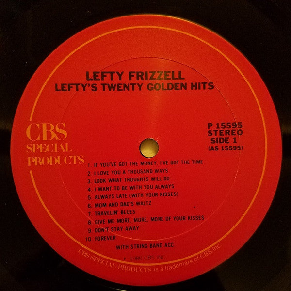 Lefty Frizzell : Lefty's 20 Golden Hits (LP,Compilation)