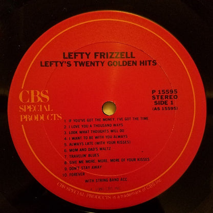 Lefty Frizzell : Lefty's 20 Golden Hits (LP,Compilation)