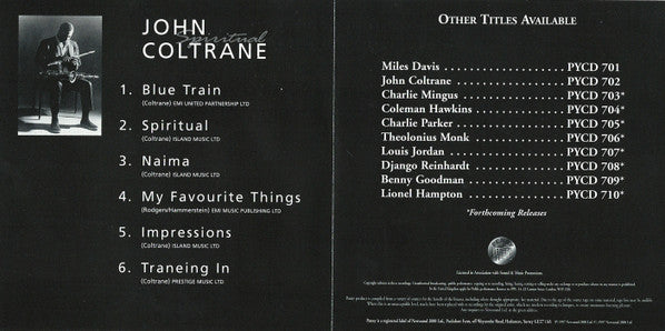 John Coltrane : Spiritual (Compilation,Reissue)
