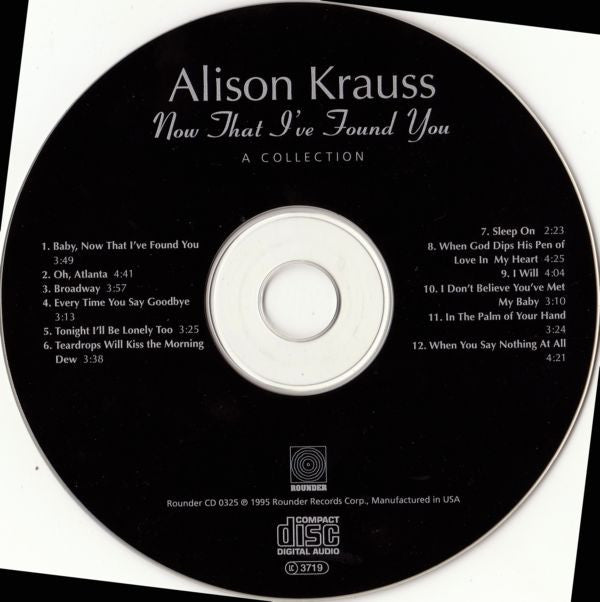 Alison Krauss : Now That I've Found You: A Collection (Compilation)