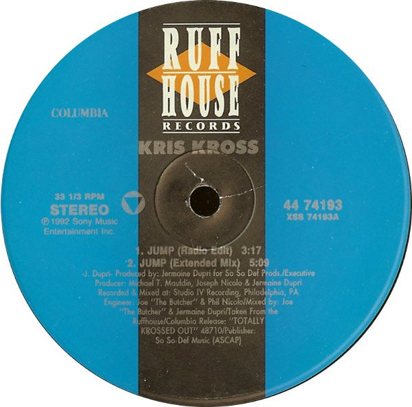 Kris Kross : Jump (12",33 ⅓ RPM,Single)