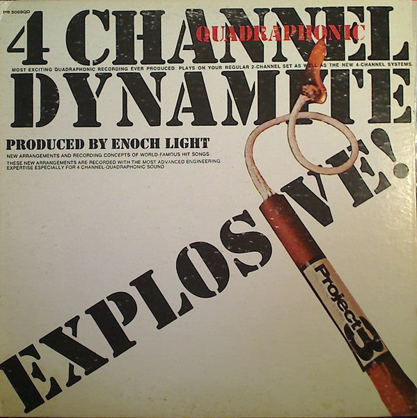 Enoch Light : 4 Channel (Quadraphonic) Dynamite Explosive! (LP,Album,Quadraphonic)