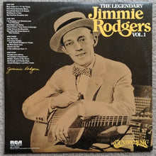 Jimmie Rodgers : The Legendary Jimmie Rodgers Vol. 1 (LP,Compilation)