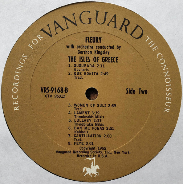 Φλέρυ Νταντωνάκη : The Isles Of Greece (LP,Mono)