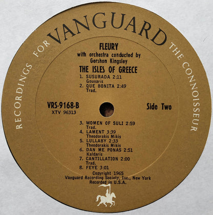 Φλέρυ Νταντωνάκη : The Isles Of Greece (LP,Mono)