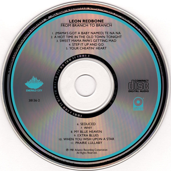Leon Redbone : From Branch To Branch (Album,Reissue)