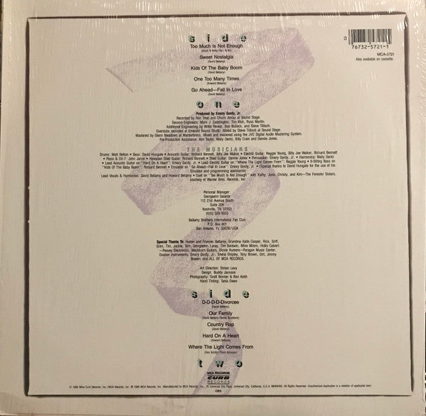 Bellamy Brothers : Country Rap (LP,Album,Club Edition,Stereo)