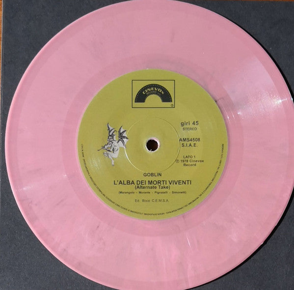 Goblin : L'Alba Dei Morti Viventi (Alternate Take) (7",45 RPM,Limited Edition,Remastered,Stereo)