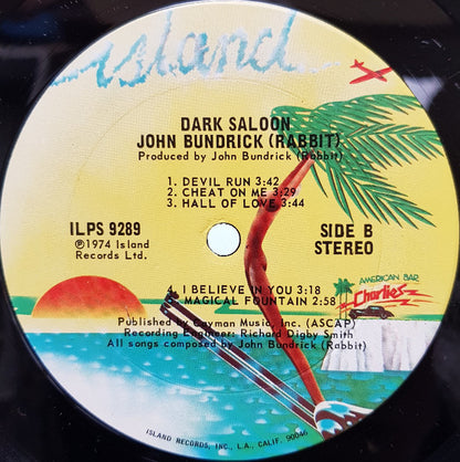 John "Rabbit" Bundrick : Dark Saloon (LP,Album)