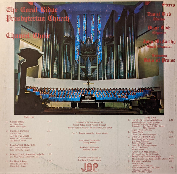 Coral Ridge Chancel Choir : The Glorious Sounds Of Christmas (LP,Album,Stereo)