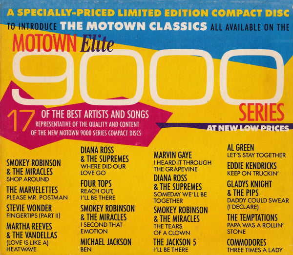 Various : An Introduction To The Motown Elite 9000 Series (Compilation,Limited Edition)