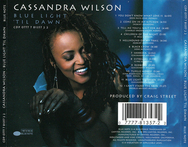 Cassandra Wilson : Blue Light 'Til Dawn (Album)