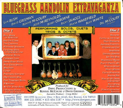 Sam Bush / David Grisman / Ronnie McCoury / Jesse McReynolds / Bobby Osborne / Ricky Skaggs / Frank Wakefield / Buck White With Del McCoury : Bluegrass Mandolin Extravaganza (HDCD,Album)