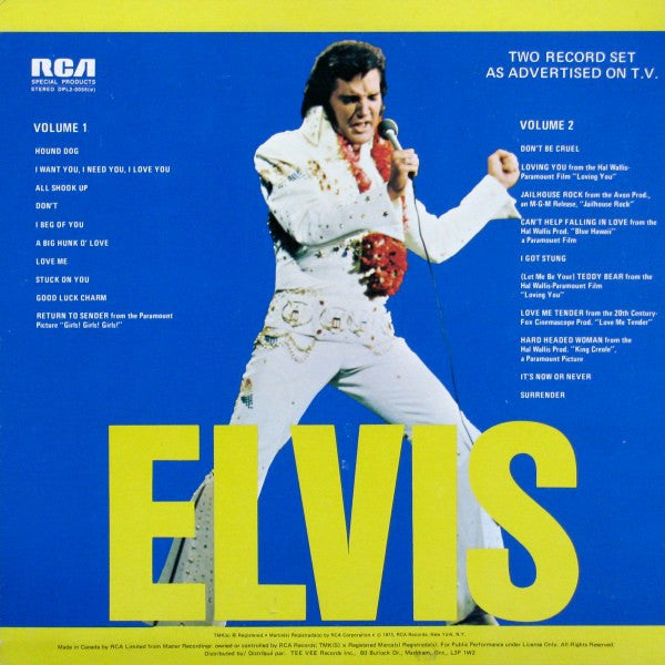 Elvis Presley : Elvis (LP,Compilation)