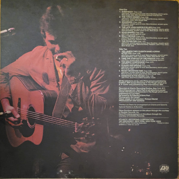 John Prine : Diamonds In The Rough (LP,Album,Repress)