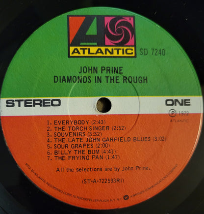 John Prine : Diamonds In The Rough (LP,Album,Repress)