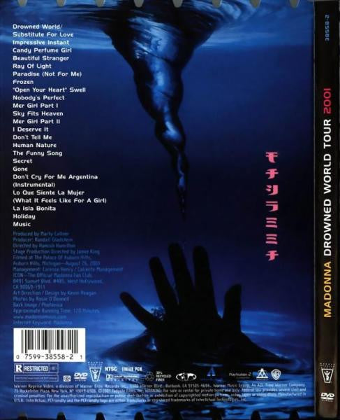 Madonna : Drowned World Tour 2001 (DVD-Video,Multichannel,NTSC,Stereo)