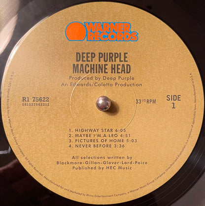 Deep Purple : Machine Head (LP,Album,Reissue,Remastered)