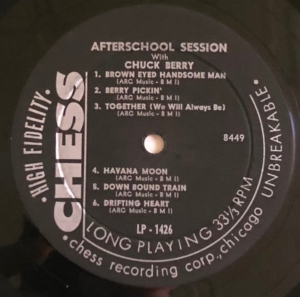Chuck Berry : After School Session (LP,Album,Repress,Mono)