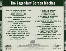 Gordon MacRae : The Legendary Gordon MacRae (Compilation)