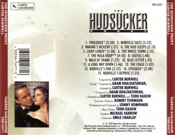 Carter Burwell : The Hudsucker Proxy (Original Motion Picture Soundtrack) (Album)