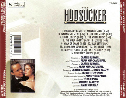 Carter Burwell : The Hudsucker Proxy (Original Motion Picture Soundtrack) (Album)